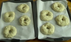 the formed bagels