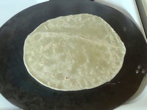 flipping the tortilla