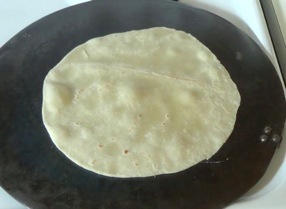 large bubbles on the tortilla