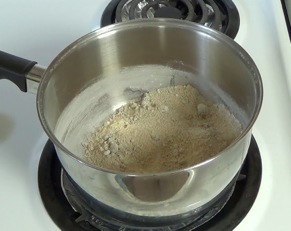 brown sugar, corn starch and salt in a pot
