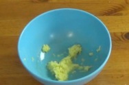 grated ginger in a bowl
