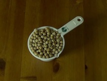 1 cup of chickpeas before soaking