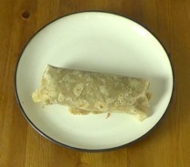 the rolled burrito