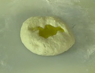 adding more olive oil to the dough