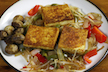Crispy Pan-Fried Tofu with Veggies
