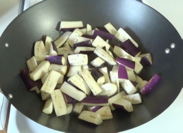 eggplant in the wok