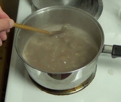 Boiiling the gravy