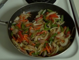 finished onions and peppers