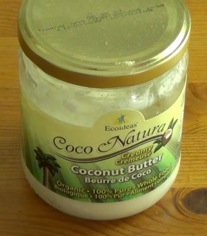 jar of coconut butter
