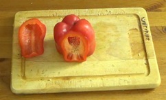 pepper with one lobe removed